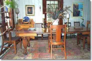 Dining room at the main house