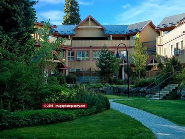 Glaciers Reach Resort;  homes with hot tubs across from the liquor store! 