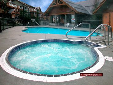 Glaciers Reach Resort;  homes with hot tubs across from the liquor store! 