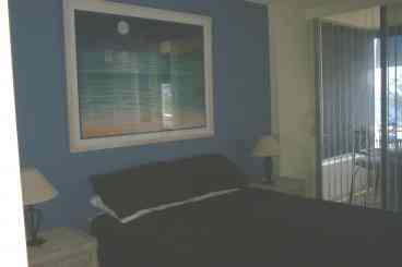 master bedroom with queen