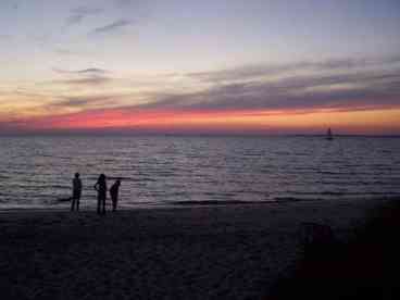 Sunset Over Bay