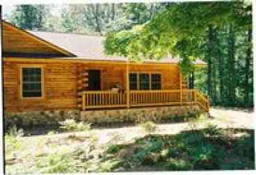 View Luxury Log Cabin in 20 acres near