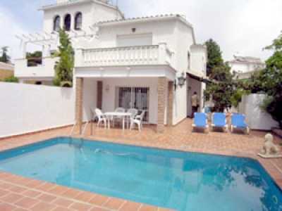 View Villa in Nerja town Villa Leones