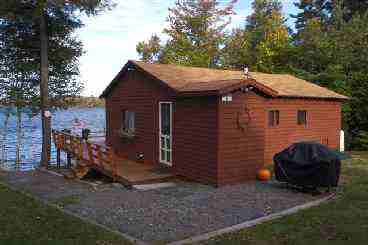 View Maine Waterfront Cabin Rental