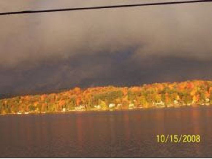 View LAKE BOMOSEEN  LAKE HOUSE FALL