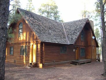 View Log Cabin on National Forest