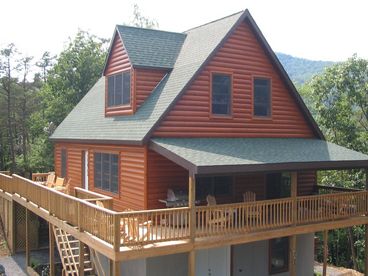 View Eagles Haven  WV Mountain Log