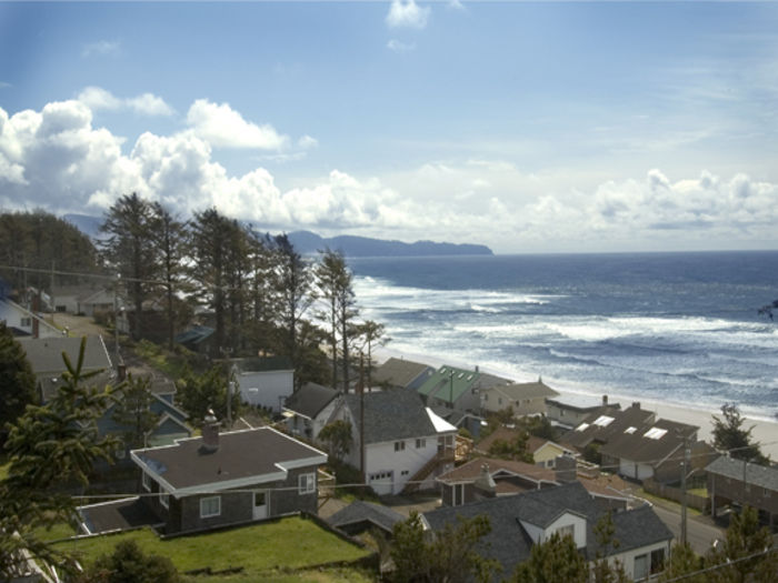 View Knotty Pine Ocean View Cabin