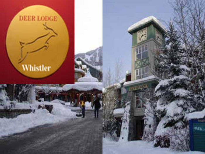 View Deer Lodge Town Plaza Whistler