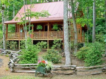 View Babbling Brook  Log Cabin on