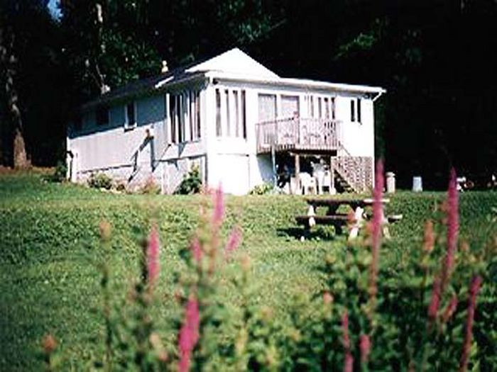 View Waterfront Cottage on Quiet NE