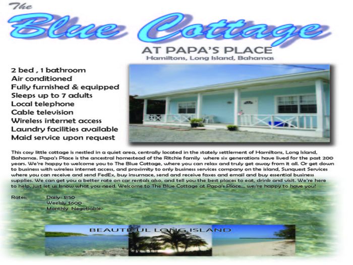 View The Blue Cottage at Papas Place