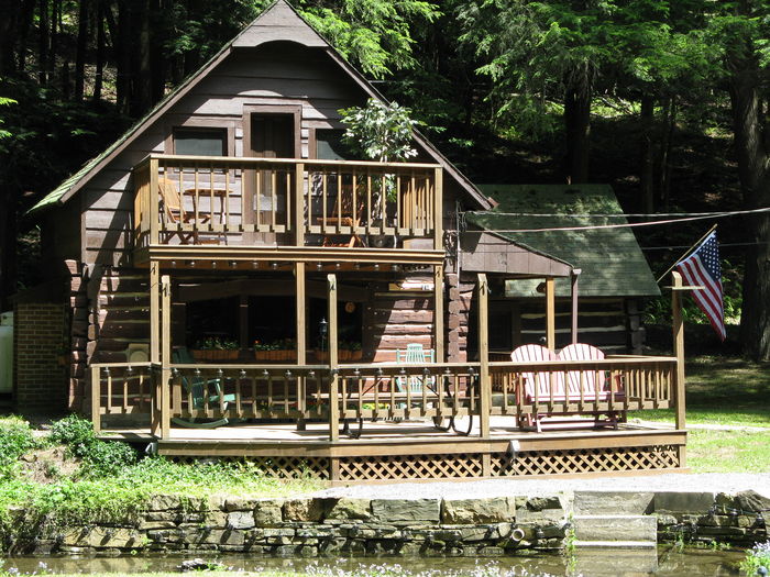 View A CABIN BY THE STREAM