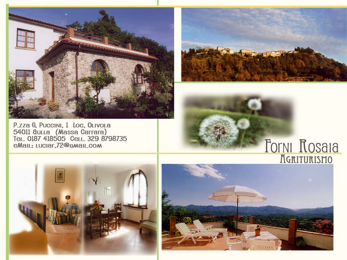View Tuscany village house with panoramanear