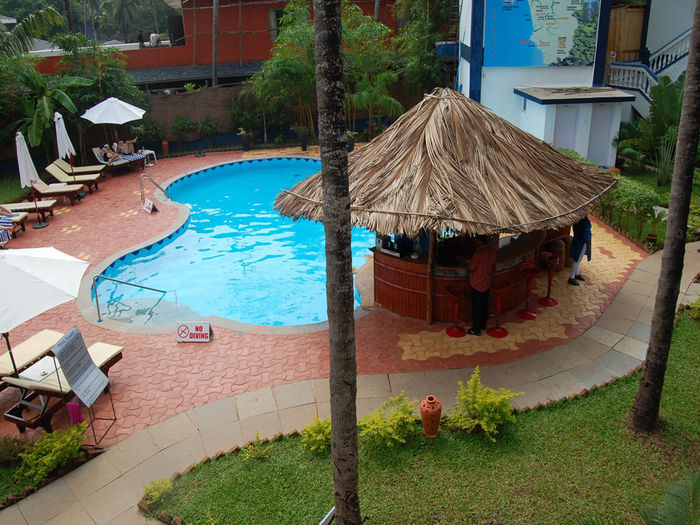 View POOL VIEW APARTMENT IN BEACH RESORT