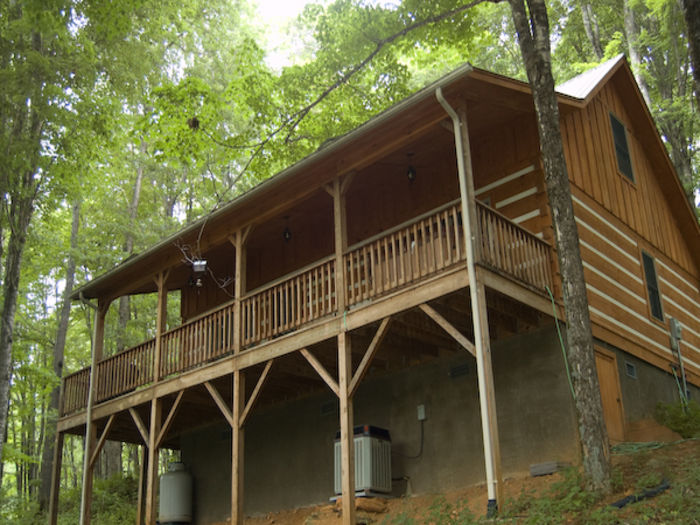 View Maple Tree Log Cabin