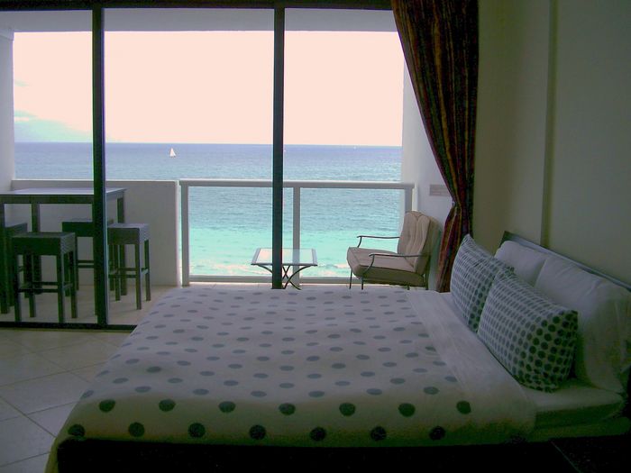 View Oceanfront Studio Private Balcony