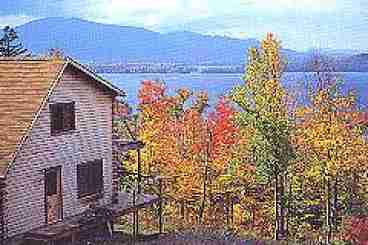 View Luxury Log Cabin Overlooking Moosehead