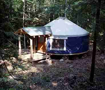 View Falls Brook Yurts