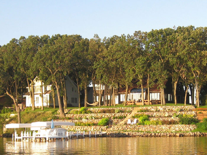 View West Lake Okoboji Lakefront with