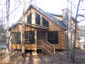 View Beautiful custom log home on